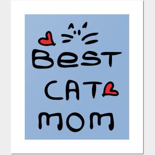 Best cat mom Posters and Art